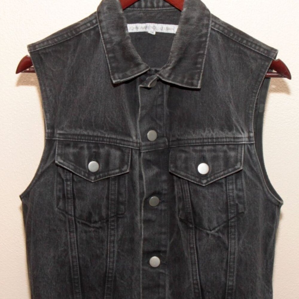 John Lawrence Sullivan  Washed Denim Vest